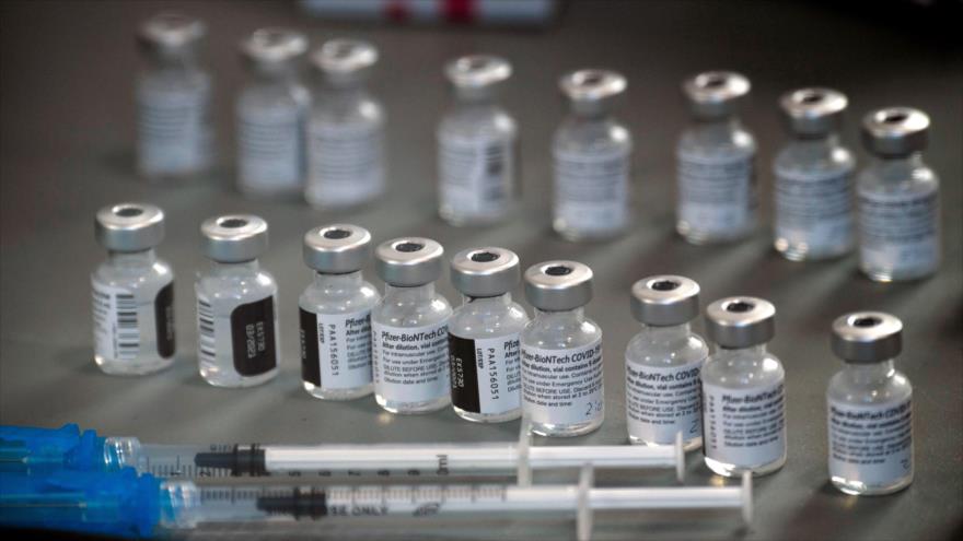 La vacuna estadounidense Pfizer-BioNTech contra el nuevo coronavirus, causante de la COVID-19.