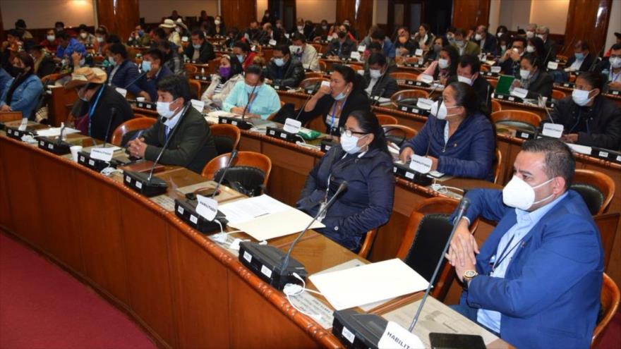 Una sesión plenaria de la Asamblea Legislativa boliviana.
