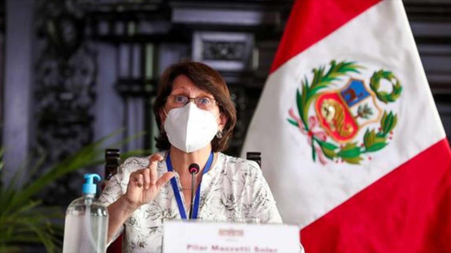 La ministra peruana de Salud, Pilar Mazzetti