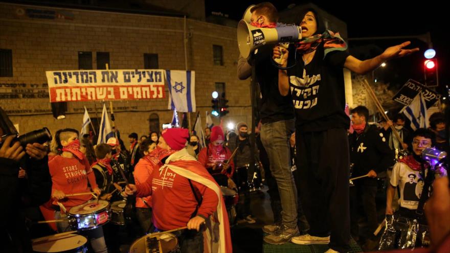 Israelíes de nuevo en las calles exigen renuncia de Netanyahu | HISPANTV