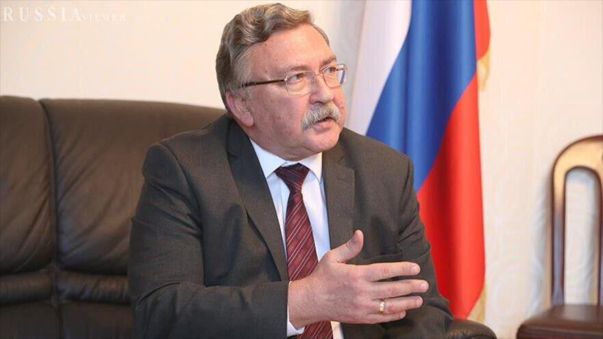 El representante permanente de Rusia ante las organizaciones internacionales con sede en Viena (Austria), Mijaíl Uliánov.