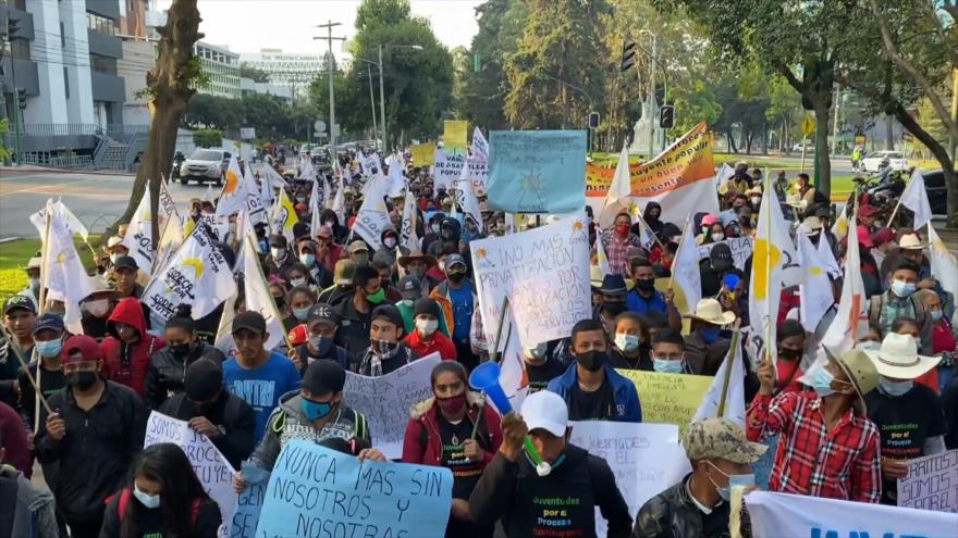 Indígenas de Guatemala protestan contra explotación de sus territorios