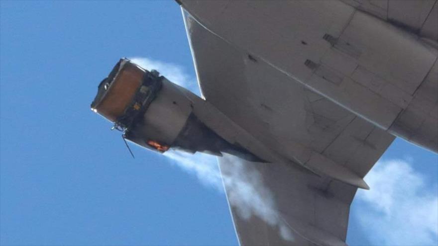 Vídeo: Motor de un Boeing 777 se incendia en pleno vuelo en EEUU
