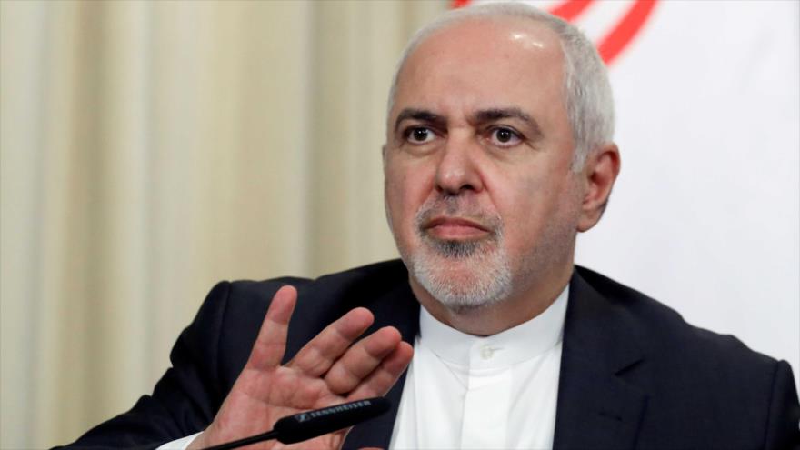 El canciller de Irán, Mohamad Yavad Zarif, en una rueda de prensa en Moscú, capital de Rusia, 2 de septiembre de 2019. (Foto: Reuters)
