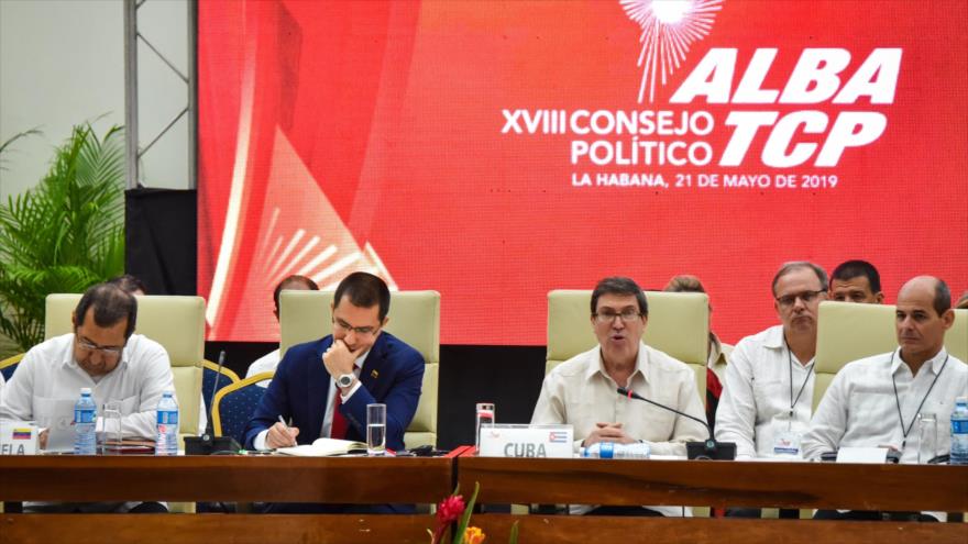 La reunión del XVIII Consejo Político de la ALBA, celebrada en La Habana (capital de Cuba), 21 de mayo de 2019. (Foto: AFP)
