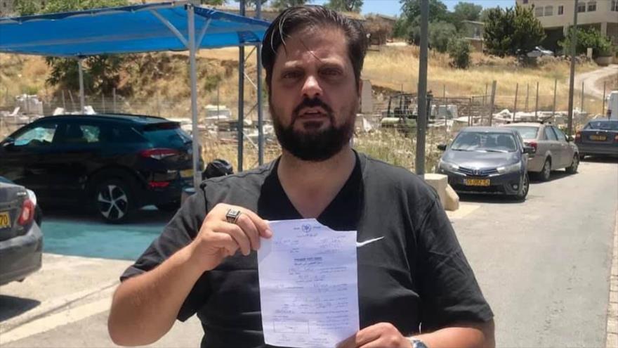 Camarógrafo de la cadena iraní de habla árabe Al-Alam, Ahmed Yalayel. 