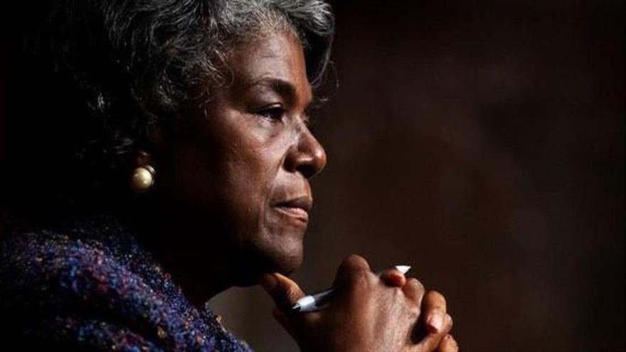 Linda Thomas-Greenfield en una audiencia del Comité de Relaciones Exteriores del Senado, Washington D.C. (la capital), 27 de enero de 2021. (Foto: AFP).