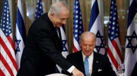 Atemorizado Netanyahu le suplica a Biden mantener sanciones a CIJ