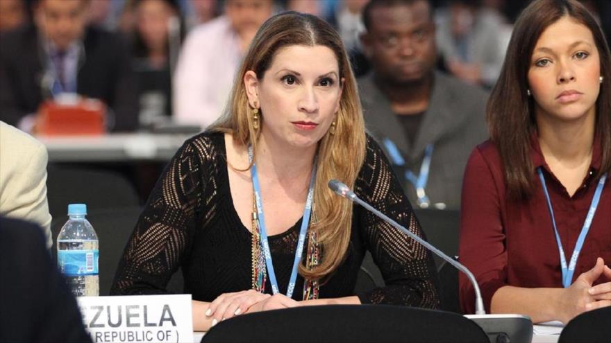 Claudia Salerno, embajadora de Venezuela ante la Unión Europea.
