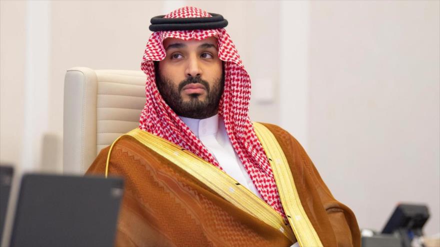 El príncipe heredero saudí, Mohamad Bin Salman, preparado para participar en la Cumbre de G20, el 21 de noviembre de 2020 (Foto:AFP)