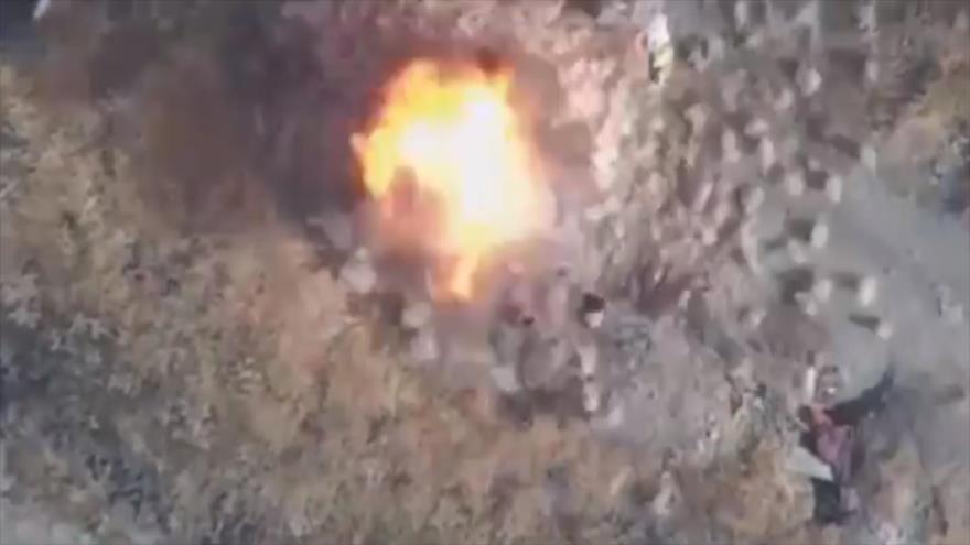 Vídeo inédito: Drones suicidas rusos atacan a terroristas en Idlib