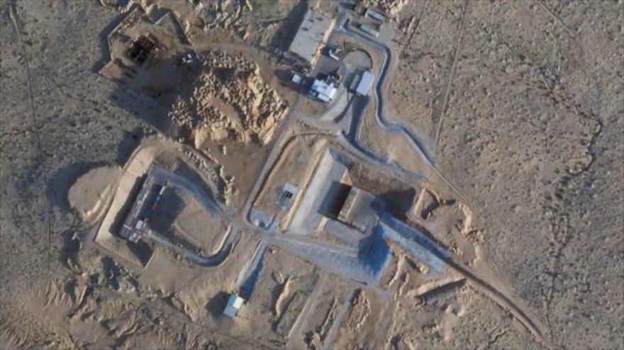 Foto satelital del centro nuclear israelí de Dimona en los territorios ocupados.
