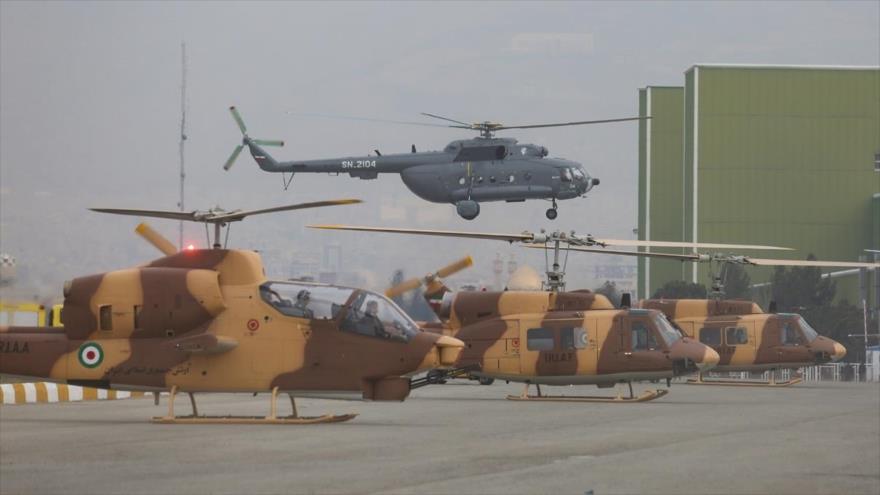 FFAA de Irán reciben nuevos aviones de combate y helicópteros