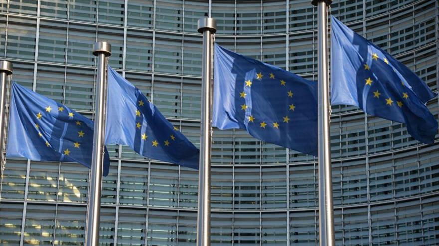 El edificio de la Unión Europea (UE) en Bruselas, Bélgica.