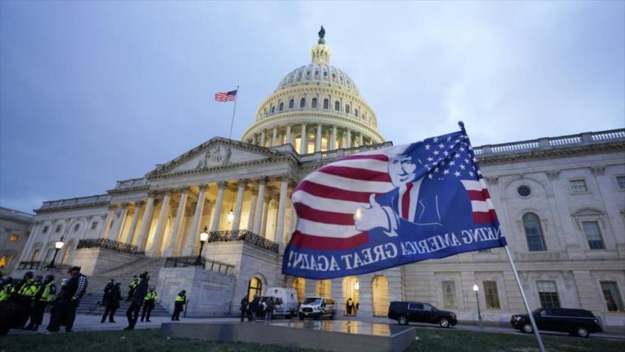 Policía en Washington refuerza la seguridad del Capitolio | HISPANTV