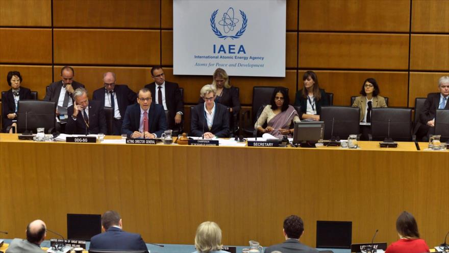Una reunión de la Junta de Gobernadores de la Agencia Internacional de Energía Atómica (AIEA).