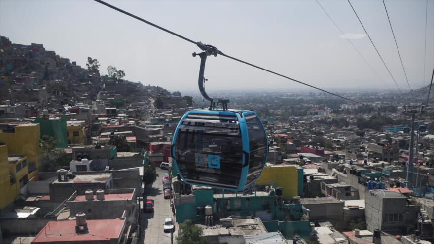 Inauguran el primer tramo de cablebús en México