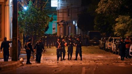 “Fuera Marito”: 8 detenidos en marcha antigubernamental en Paraguay