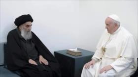 Ayatolá Sistani mostró “dignidad del Islam” en reunión con el papa