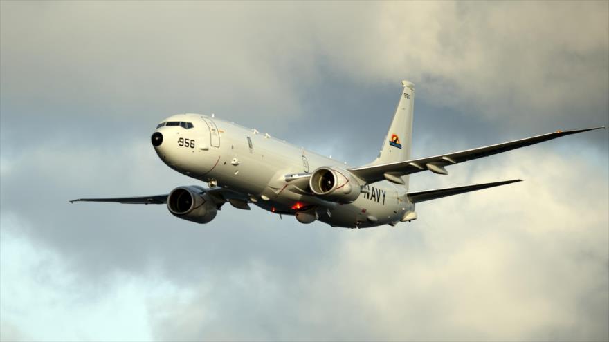 Avión espía Boeing P-8A Poseidon durante un ejercicio en el océano Atlántico, el 3 de febrero el 2012, (Foto: pagina oficial de Marina de EEUU)