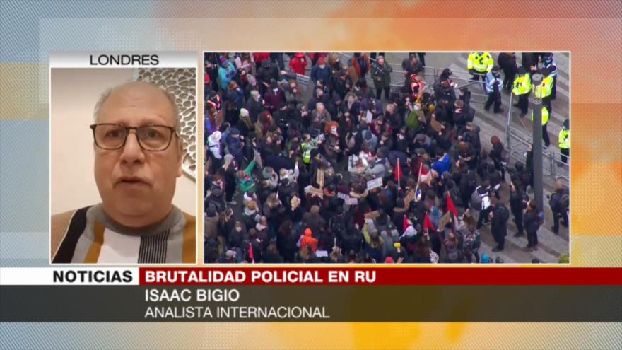 Bigio: Postura de la Policía del Reino Unido es “horrible”