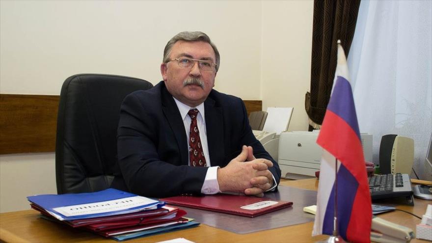 El representante permanente de Rusia ante las organizaciones internacionales radicadas en Viena (capital de Austria), Mijaíl Uliánov.