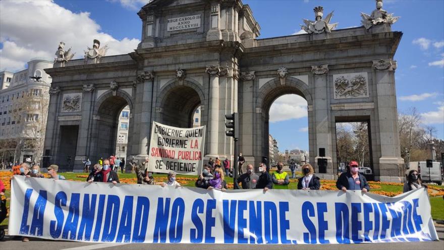 Protestan en Madrid por más recursos para sanidad pública | HISPANTV