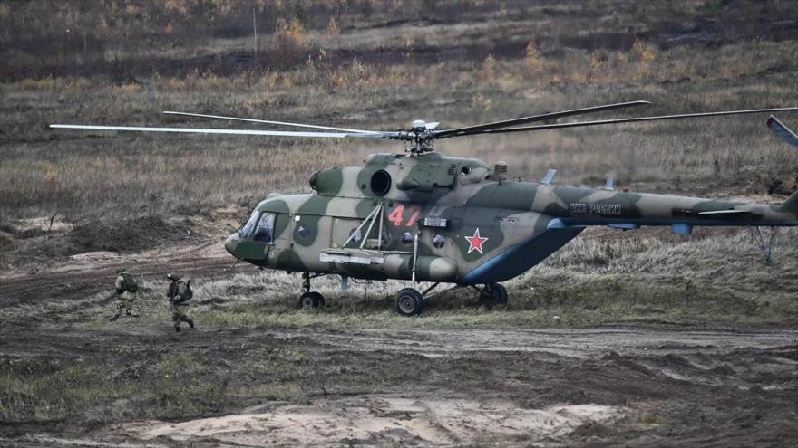 Las Fuerzas Aerotransportadas de Rusia durante una operación militar en Crimea.