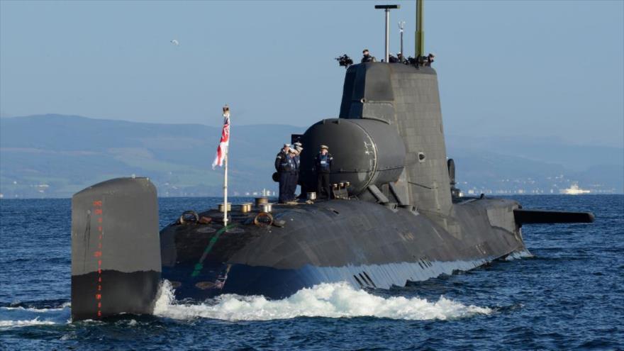 El submarino nuclear británico HMS Astute.