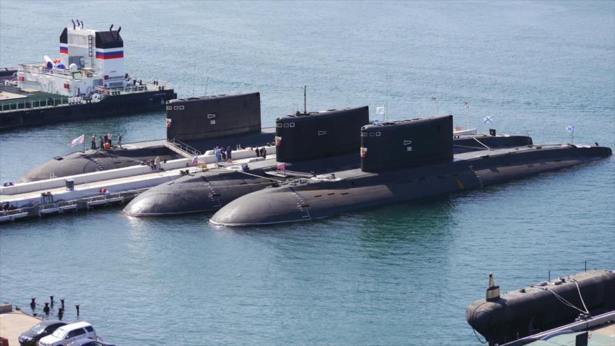 Submarinos de la Flota rusa del mar Negro.