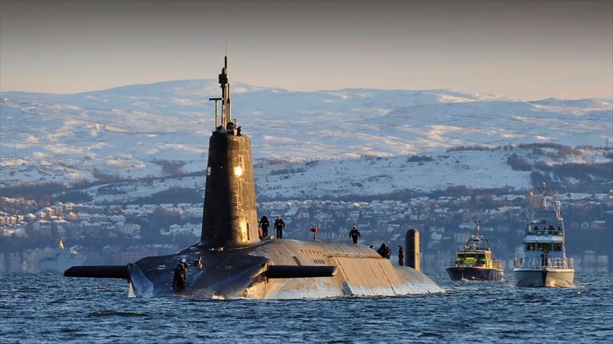HMS Vanguard, uno de los submarinos con armas nucleares del Reino Unido.