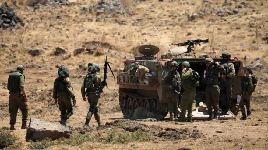 Soldados israelíes durante un simulacro en los ocupados altos del Golán, agosto de 2020. (Foto: Reuters)