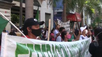 Siguen protestas en Paraguay contra el presidente Abdo Benítez