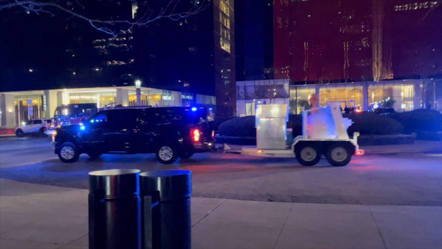 El escenario de un tiroteo en la ciudad de Chicago, en el estado estadounidense de Illinois, 26 de marzo de 2021.