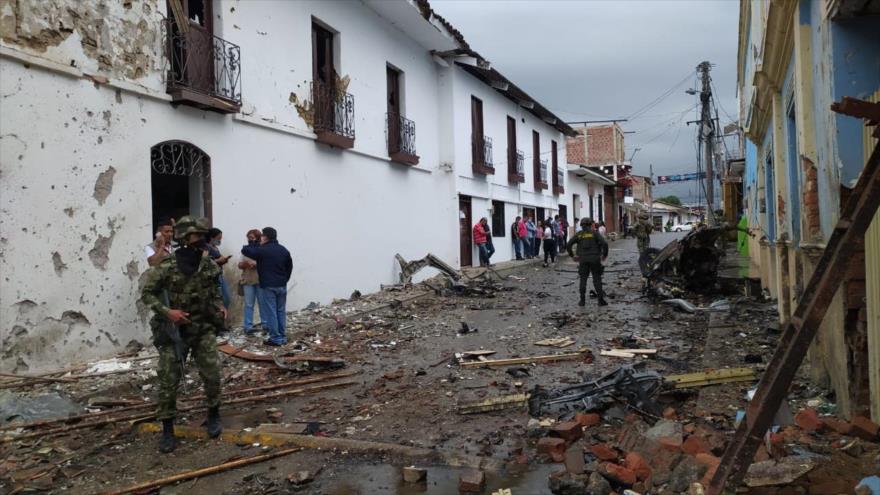 Un “atentado terrorista” deja 43 heridos en Cauca, Colombia