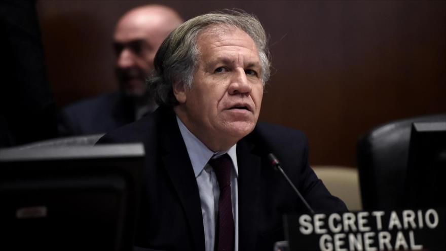 El secretario general de la Organización de los Estados Americanos (OEA), Luis Almagro, durante una reunión del organismo. 