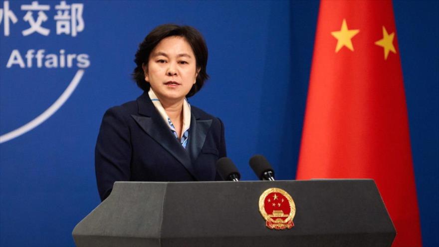 La portavoz del Ministerio de Relaciones Exteriores de China, Hua Chunying.