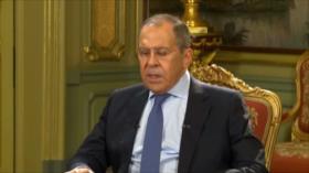 Lavrov: La relación de Rusia con EEUU ha tocado fondo