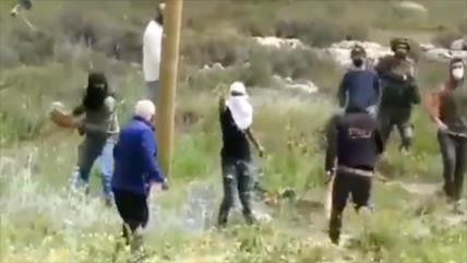 Vídeo: Colonos israelíes apedrean y hieren a palestino de 50 años