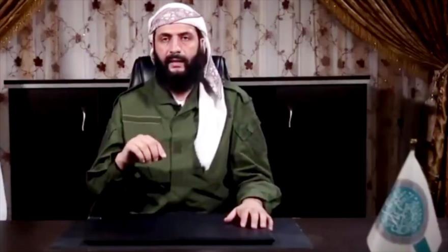 El líder del grupo terrorista Hayat Tahrir Al-Sham, Abu Mohamad al-Golani
