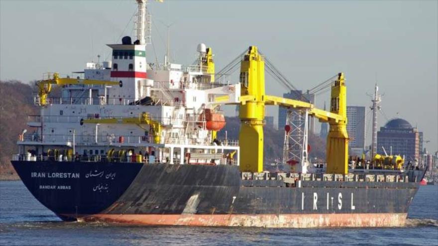 Un buque de carga iraní de la empresa Líneas Marítimas de la República Islámica de Irán (IRISL, por sus siglas en inglés).