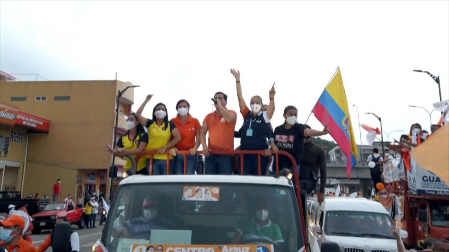 Finaliza campaña electoral en Ecuador: Arauz el favorito en sondeos