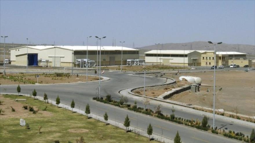La central nuclear de Natantz, ubicada en el centro de Irán.
