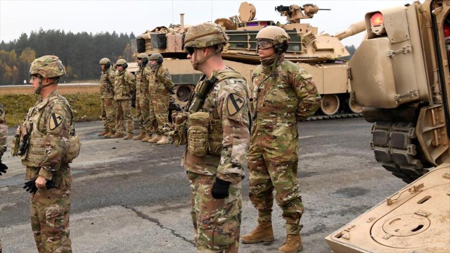 Un grupo de soldados del contingente militar estadounidense en Alemania, 7 de noviembre de 2019. (Foto: Reuters)