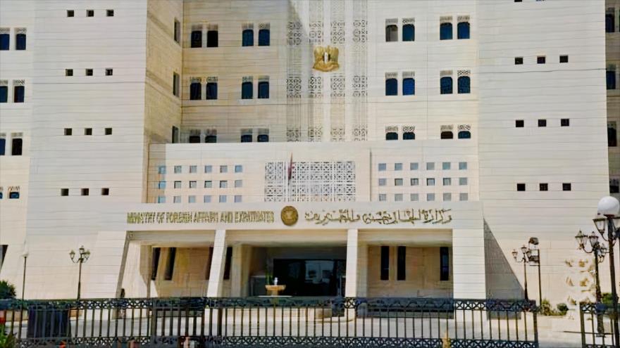 Sede de la Cancillería siria en Damasco, la capital.
