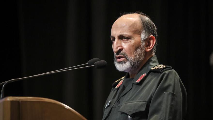 El subjefe la Fuerza Quds del CGRI de Irán, el general de brigada Seyed Mohamad Hosein Heyazi. (Foto: MEHR)