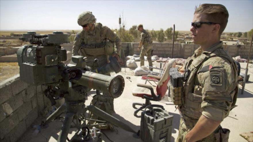 Las fuerzas de EE.UU. en el pueblo de Abu Ghaddur, en el este de Tal Afar, Irak.