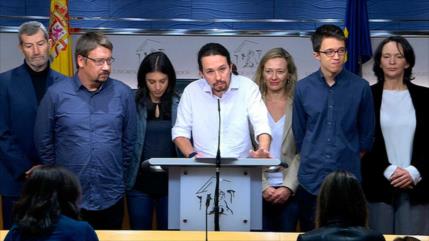 Líder de partido español Podemos denuncia amenaza de muerte