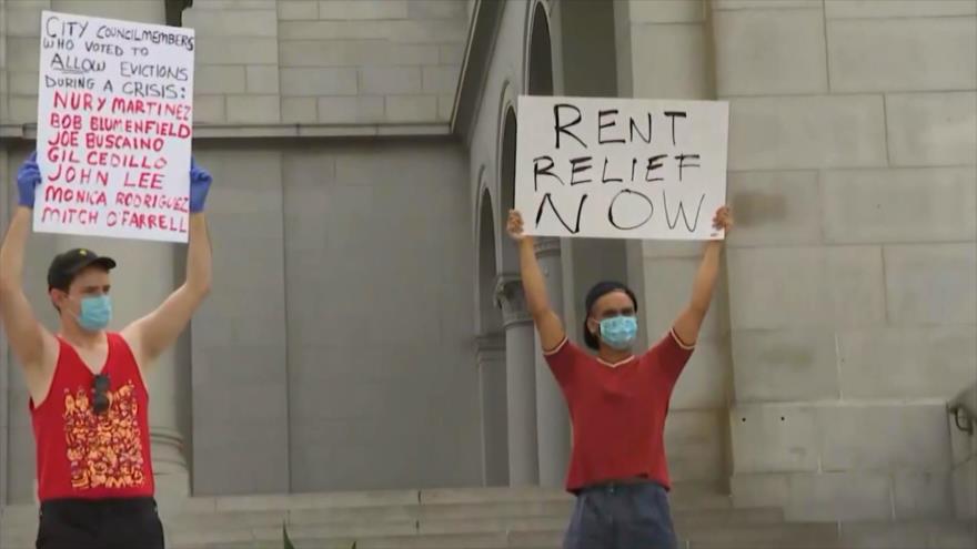 Rentas impagables en EEUU dejan familias viviendo en las calles | HISPANTV