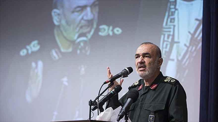 El comandante en jefe del Cuerpo de Guardianes de la Revolución Islámica (CGRI) de Irán, Hosien Salami.